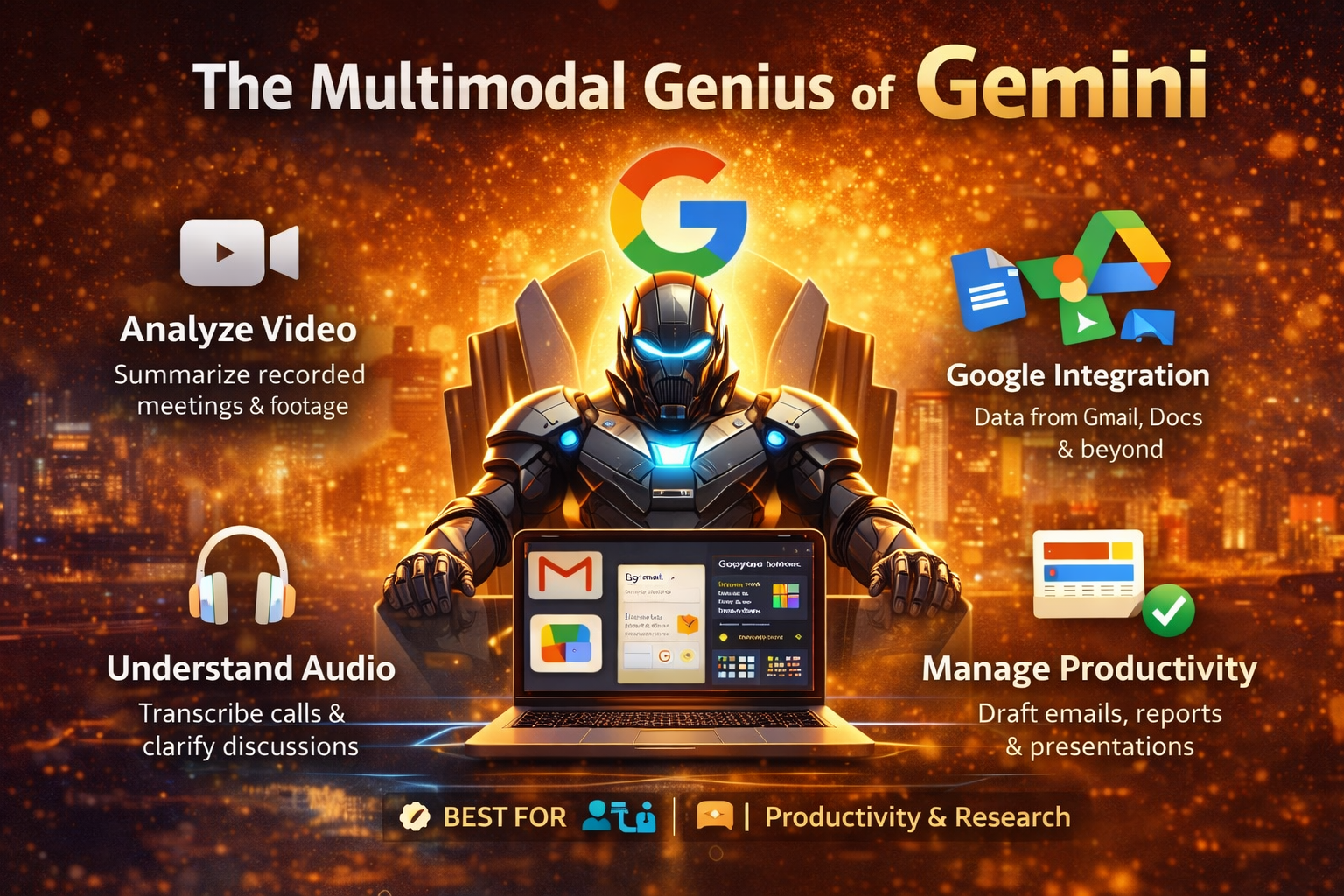 Google Gemini real-time data and Google Workspace integration